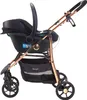 Babygo Kombikinderwagen Style 3in1 schwarz/rosegold Produktbild-Vorschau 5