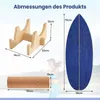 COSTWAY Surfin Balance Board z brezového dreva, balančná Náhľad obrázku produktu 3
