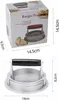 Burgerpresse, 14 cm Aluguss Round Burger Pattie Presse, Produktbild-Vorschau 2