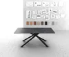 DELIFE Esstisch Edge 200x100cmKeramik Laminam®Nero Greco Produktbild-Vorschau 2