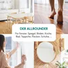 A collage of four images showing different household cleaning scenarios and a product description. Produktbild-Vorschau