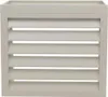A product image of a louvered cover for an air conditioner or heat pump. Anteprima dell’immagine prodotto