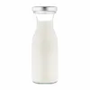 6er Set Milchflaschen 250ml Twist-Off Deckel TO53 silber Produktbild-Vorschau 3