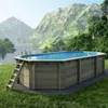 Pool NEMO 7.3 x 3.97 - H.1.45 m, hellblau, auf Rahmen - Produktbild-Vorschau 3