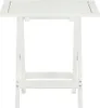 vidaXL Bistrotisch Weiß 46x46x47 cm Massivholz Akazie Produktbild-Vorschau 1