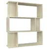 vidaXL Bücherregal/Raumteiler Sonoma-Eiche 80x24x96 cm Produktbild-Vorschau 8