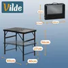 Vilde | Table de camping réglable en hauteur - 60x40 cm - Voir les images du produit 5