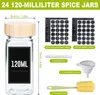 XINZI Bocaux à épices Set de 24 récipients à épices avec Voir les images du produit 2