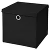1 Stück Schwarz Faltbox 28 x 28 x 28 cm Aufbewahrungsbox Produktbild-Vorschau 1