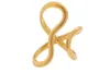 XCOAST Ring - verstellbar, Edelstahl, Gold, Wellen-Design - Produktbild-Vorschau 1