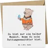 Mr. & Mrs. Panda Grußkarte Rettungssanitäter Herz - Weiß - Produktbild-Vorschau 1