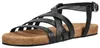 Lazamani Lotta Damen Leder-Sandalen Black Größe 40 Produktbild-Vorschau 4