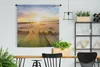 MuchoWow® Wandteppich Wandbehang Farbenfroher Sonnenaufgang Produktbild-Vorschau 2