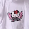 Hello Kitty Motiv Kinder Bademantel Mädchen Morgenmantel Produktbild-Vorschau 4