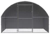 vidaXL Outdoor-Hühnerstall 3x2x2 m Verzinkter Stahl Produktbild-Vorschau 1