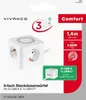 VIVanco™3-fach Steckdosenwürfel 39619) Produktbild-Vorschau 2