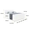 ALTDECOR Boxspringbett mit Fußteil, 2 Matratzen und Topper Produktbild-Vorschau 6