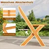 Ławka ogrodowa COSTWAY 2-osobowa, odporna na warunki Podgląd zdjęcia produktu 5