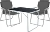 3-tlg Camping Set Gartenmöbel Campingtisch + 2 Campingstuhl Produktbild-Vorschau 1