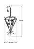 DIXIE STORE Schirmständer Schirmhalter - 71 x 34 x 34 cm - Produktbild-Vorschau 2