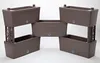 Bama Brick Koppelbare Plantenbakken 75L 59x23x27 cm 5 Stuks Anteprima dell’immagine prodotto 15