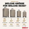 ONBEST Hartschalen Koffer Set | 4-teilig | Champagner | mit Produktbild-Vorschau 3