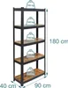 Étagère robuste Relaxdays, 500 kg, L x l x H : 180 x 90 x Voir les images du produit 4