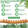 Faszienroll Holz, Premium Massageroller Holz,Faszienstab Produktbild-Vorschau 4