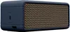 A close-up, angled view of a portable Bluetooth speaker. Produktbild-Vorschau