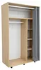 Kleiderschrank auf Rollen 100 cm Ostila Produktbild-Vorschau 2