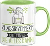 Klassikkennerin Geschenk Tasse Becher Die Frau Die Allen Produktbild-Vorschau 1