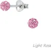 Kristall Kugel Ball Ohrstecker 925 Silber Ohrringe rund Produktbild-Vorschau 1