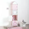Contenitori per bambini "colonna" rosa 34x139 cm  - Anteprima dell’immagine prodotto 2