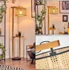 Casalina Stehlampe aus Holz/Metall/Rattan/Wienergeflecht in Produktbild-Vorschau 1