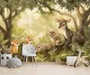 Fototapete Kinderzimmer Wald Tiere - 300x210 cm - inklusive Produktbild-Vorschau 2