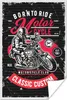 MuchoWow® Poster Mancave - Motorrad - Vintage - Zitate Produktbild-Vorschau 1