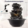 Fontaine de table COSTWAY, avec éclairage LED, pompe et Voir les images du produit 3