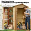 Outsunny Gartenschrank Holz Geräteschuppen mit Ablage Produktbild-Vorschau 5