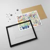 Gerahmtes Poster - Schwarzer Rahmen - Straße Graffiti Wand Produktbild-Vorschau 4