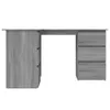 vidaXL Bureau d'angle Gris Sonoma 145x100x76 cm Bois Voir les images du produit 7