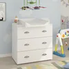 Table à langer MIA 80 cm avec trois tiroirs pour enfants, Voir les images du produit 3