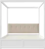 Letto a baldacchino Sweiko 140x200 cm con ampi cassetti e Anteprima dell’immagine prodotto 9