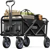 Toboli Chariot de transport Enfant Noir Pliable 100 kg avec Voir les images du produit 1