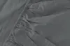 A close-up view of a gray fitted sheet, showing the elasticized edge. Náhled obrázku produktu