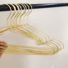 Sada 10 pozlacených kovových ramínek na oděvy, 43 cm, Náhled obrázku produktu 1