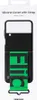 Samsung Silicone Cover with Strap für Galaxy Z Flip4, Black Produktbild-Vorschau 2