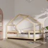 Kinderhausbett LUCKY 90 x 190 Naturholz Produktbild-Vorschau 5