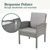 SVITA DENVER Polyrattan Gartenmöbel Set Essgruppe Lounge Produktbild-Vorschau 5