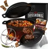 GUSSKÖNIG Dutch Oven - 2in1 Marmite en fonte calcinée 4,8L Voir les images du produit 8