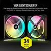 CORSAIR Lüfter 140*140*25 QX140 RGB LED Fan Single Produktbild-Vorschau 5